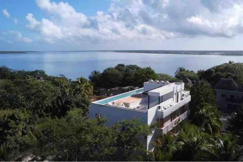 Micaela Bacalar C2 Depto De Lujo Vista Laguna Exterior foto